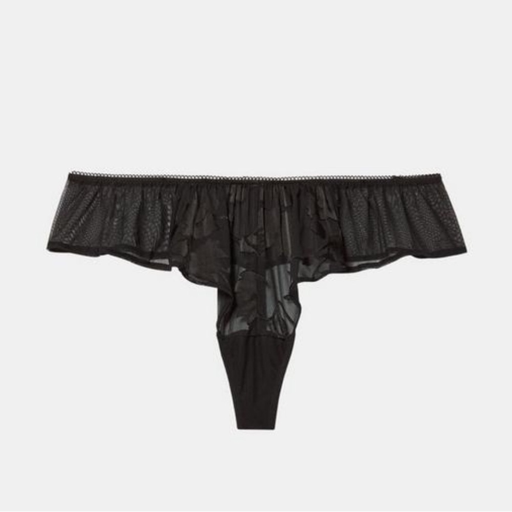 Torrid burnout satin flutter thong